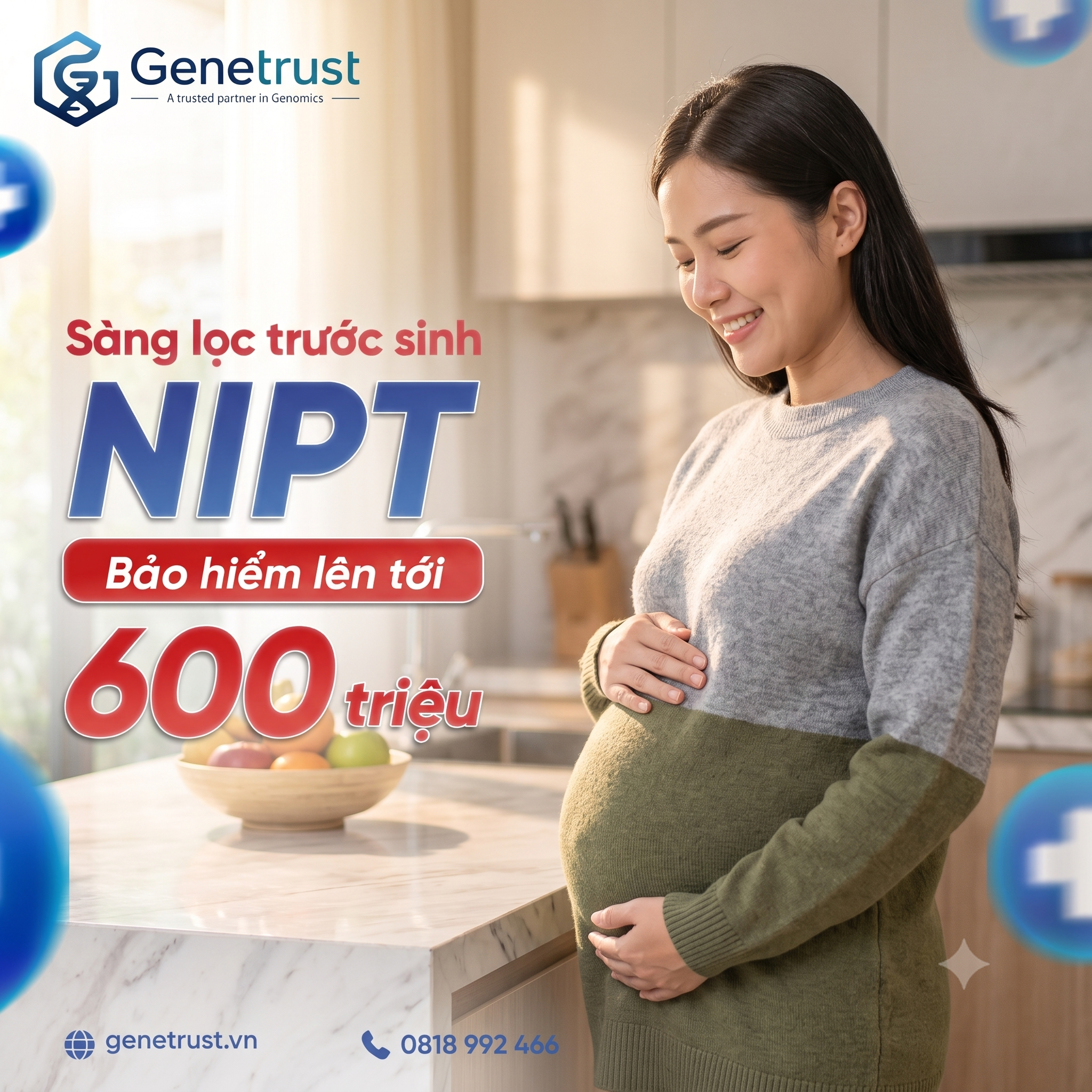 Xét nghiệm sàng lọc NIPT - Geni 8